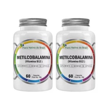 Imagem de Kit 2x Vitamina B12 Metilcobalamina 414% IDR 2x60 cps Flora - Flora Na