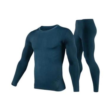Imagem de Conjunto De Roupa Térmica Masculina Para O Inverno, Camiseta Térmica D