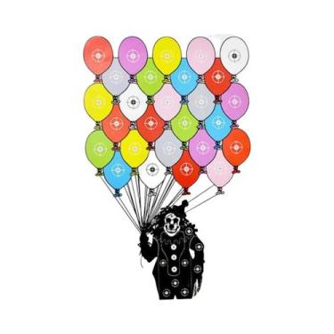 Imagem de Alvo De Tiro Em Papel 45x32cm Para Armas De Fogo, Revólveres, Pistolas