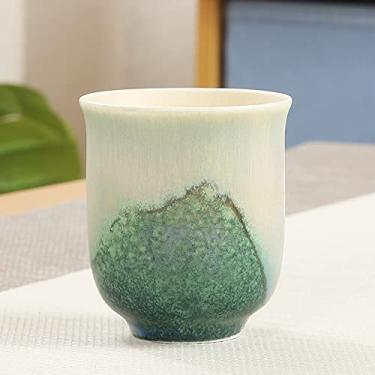 Imagem de Xícaras de chá de cerâmica, cerâmica áspera retrô estilo japonês, produtos de conjunto de chá de kung fu, -D