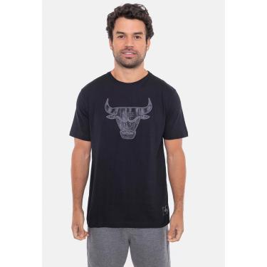 Imagem de Camiseta NBA 3D Logo Bulls Masculina-Masculino