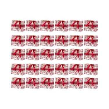 Imagem de Sacolas De Presente Florais INS Fashion Com Fita, Sacolas De Papel Par