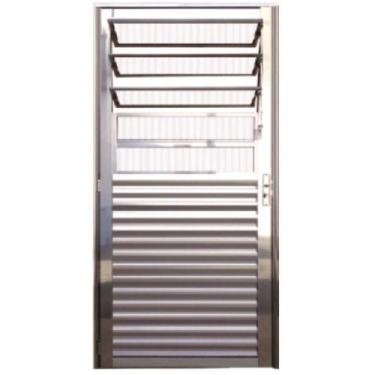 Imagem de Porta Basculante Alumínio Brilhante 2.10 X 0.90 Linha 25 - VA Esquadri