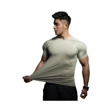 Imagem de Camiseta Masculina De Secagem Rápida Para Esportes E Corrida 2024, Top