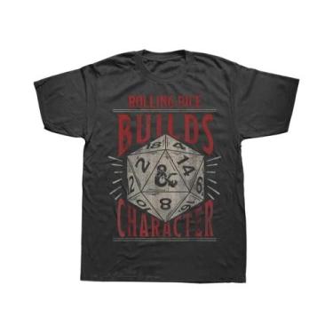 Imagem de Camiseta Masculina Novelty Dungeon Dragon Com Estampa Gráfica De Stree