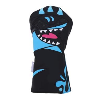 Imagem de Asixxsix Capa Protetora para Cabeça de Taco de Golfe, Capa Protetora de Couro PU para Motorista Com Forro de Pelúcia, Acessórios de Golfe para Homens e Mulheres, Alça Elástica e Design de (azuls)