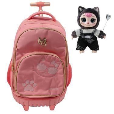 Imagem de MOCHILA MIA GLAM RODINHA REF M26038 COM CHAVEIRO OLIVIA-Feminino