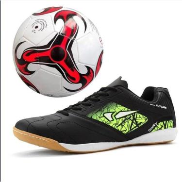 Imagem de Chuteira Futsal Profissional Masculina Com Bola Treino Society Outlet-Masculino