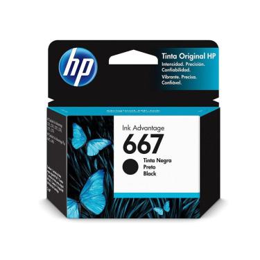 Imagem de Cartucho De Tinta Hp 667 3ym79l 3ym79al Deskjet 2776 Preto