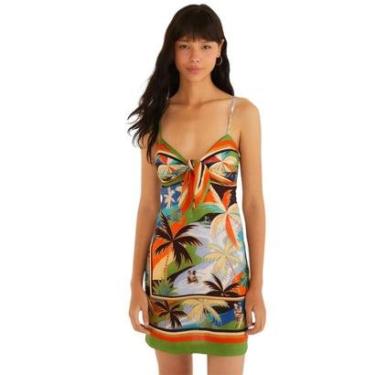 Imagem de Vestido Curto Farm Rio Lenço Bem Me Quer-Feminino