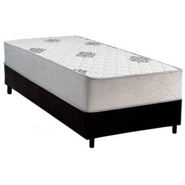 Imagem de Cama Box Solteiro + Colchão Ortopédico Inovaflex Comfort