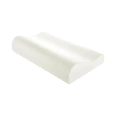 Imagem de Travesseiro De Espuma Viscoelástica De Fibra De Bambu 40x25cm Ortopédi
