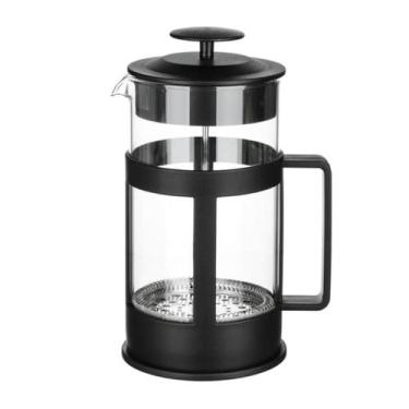 Imagem de Cafeteira francesa chaleira de vidro 300ml com tampa e base de plástic