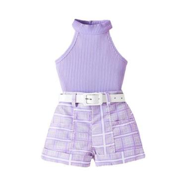 Imagem de Conjunto De Verão Para Meninas De 1 a 4 Anos, Colete Confortável Com L