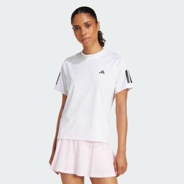 Imagem de Camiseta Adidas Tennis Club Feminina Branca, P