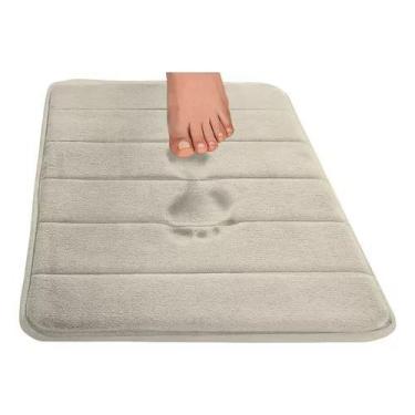 Imagem de Kit 2x tapete para banheiro antiderrapante super soft 43x59 - Easy Dec