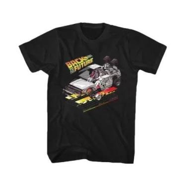 Imagem de Camiseta Masculina Vintage Com Estampa De Carro Do Filme Regresso Ao F