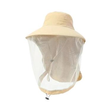 Imagem de Chapéu De Pesca Com Proteção UV E Aba Larga, Máscara Facial Respirável