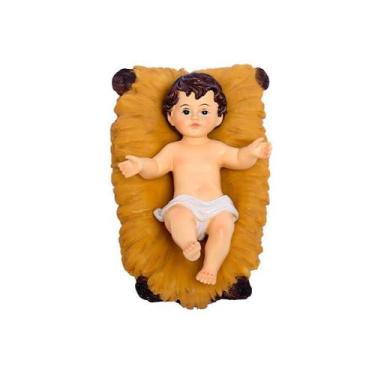 Imagem de Enfeite Jesus Baby Presépio em Resina de Natal 11,4 cm - yiweisai