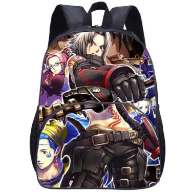 Imagem de Mochila escolar Hacker Space Anime Oxford Cloth 30x13x40cm - yiweisai