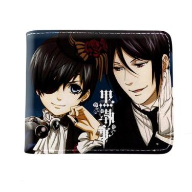 Imagem de Carteira Anime Black Butlerss Bifold Synthetic Leather - Yiweisai