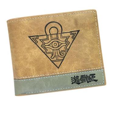 Imagem de Carteira: Bolsa para moedas, couro, carteira curta dobrável, Yu Gi Oh 