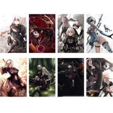 Imagem de Pôster de arte de parede Decor Nier: Automatas Retro Anime 42x29cm - y