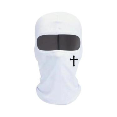 Imagem de Máscara Balaclava Preta Respirável Para Caminhadas E Ciclismo, Cobertu