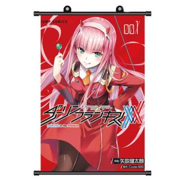 Imagem de Pintura de parede em tela Darlings in Franxxs Zeros Twos Anime - yiwei