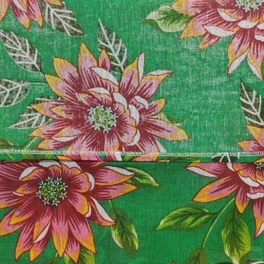 Imagem de Toalha de Mesa Chita Flor Verde -  70x70cm - 1 unidade - Rizzo - LUIZA