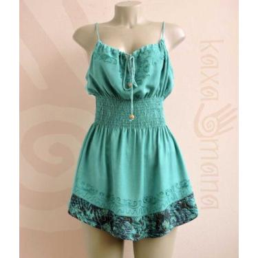 Imagem de Blusa Regata Indiana Hippie Artesanal Boho Psicodélica Rave RPCB002, R