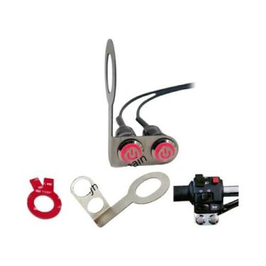 Imagem de Interruptor De Guidão LED À Prova d'Água Para Motocicleta, Liga/Deslig