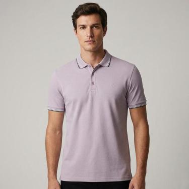 Imagem de Camisa Polo Dudalina Frisos Degrade Masculino-Masculino