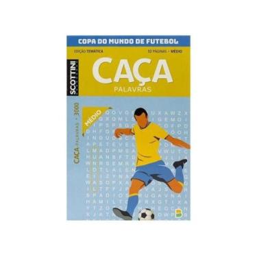 Imagem de Scottini temático caça-palavras copa do mundo médio (32p) n.3000 - BRA