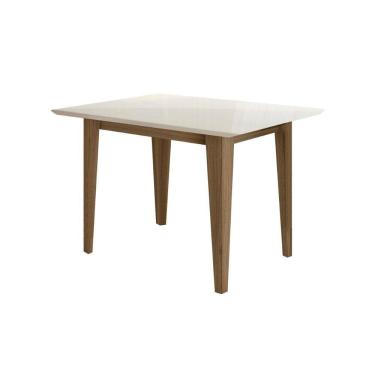 Imagem de Mesa de Jantar 120cm com Vidro Kate Poliman Moveis