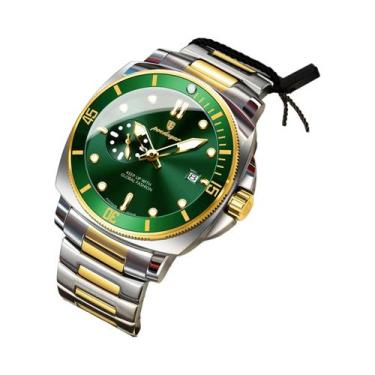 Imagem de Relógio De Pulso Masculino POEDAGAR De Quartzo Em Aço Inoxidável Lumin