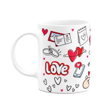 Imagem de Caneca Namorados - Love - Icons moments - 325ml - JPS INFO