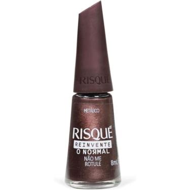 Imagem de Esmalte Risqué Marrom Metálico Reinventando o Normal - Não Me Rotule 8ml