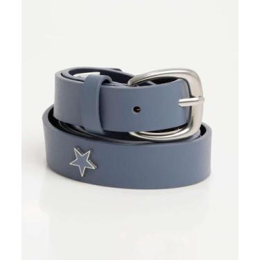 Imagem de Cinto Feminino Fivela Estrela Marisa Azul-82059, Azul, M