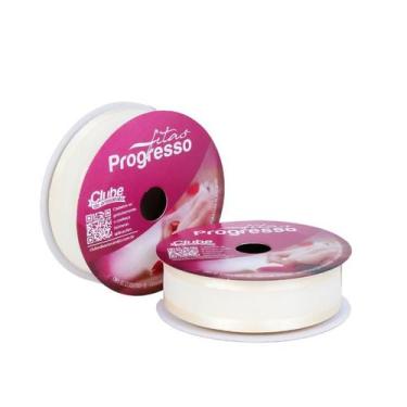 Imagem de Fita de Cetim 22mm - Rolo com 10 metros Cor do pacote:Voal Champagne -