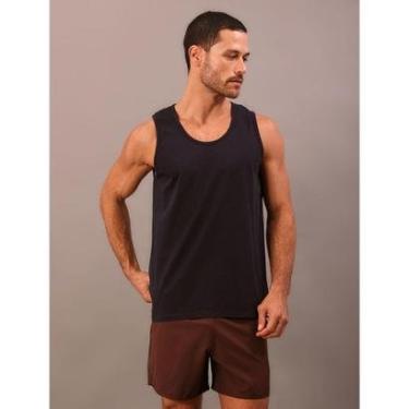 Imagem de Regata Masculina Swimwear Calvin Klein - Azul Marinho-Masculino