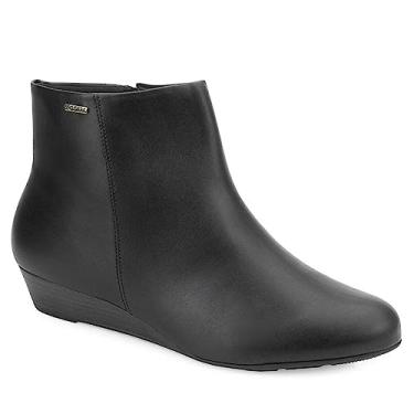 Imagem de BOTA MODARE FEMININA CANO CURTO ANABELA CONFORTO 7076100 Cor:Preto;Tamanho:35