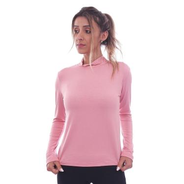 Imagem de Camisa Manga Longa Gola Alta Viscolycra Feminina Academia Inverno Frio Mechler-Feminino