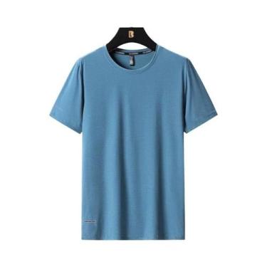 Imagem de Camisetas De Seda Gelada plus Size Para Homens 8XL, Camiseta Masculina