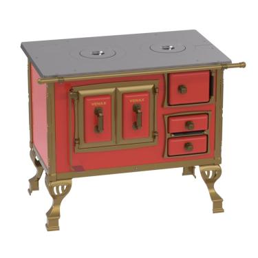 Imagem de Fogao a Lenha Venax n 1 Colonial Vermelho SE