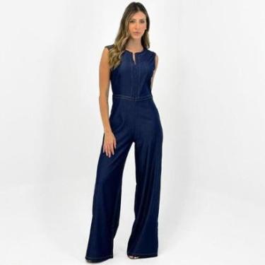 Imagem de Macacão Mamô Regata Pantalona em Tecido Feminino-Feminino