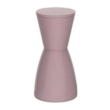 Imagem de Banqueta Alta Nobe Polipropileno Assento Plástico 66,5 Cm Rosê Im In Home