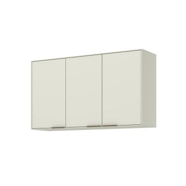 Imagem de Armário Aéreo 03 Portas 120cm Fineze C654 Areia Hp - Henn