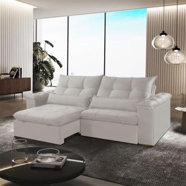 Imagem de Sofa Retratil e Reclinavel Exclusive 250cm Braco 25cm Meu Sofa Online
