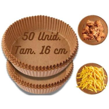 Imagem de Forma Papel Descartável P/ Fritadeira Elétrica Airfryer 50pç - CLINK